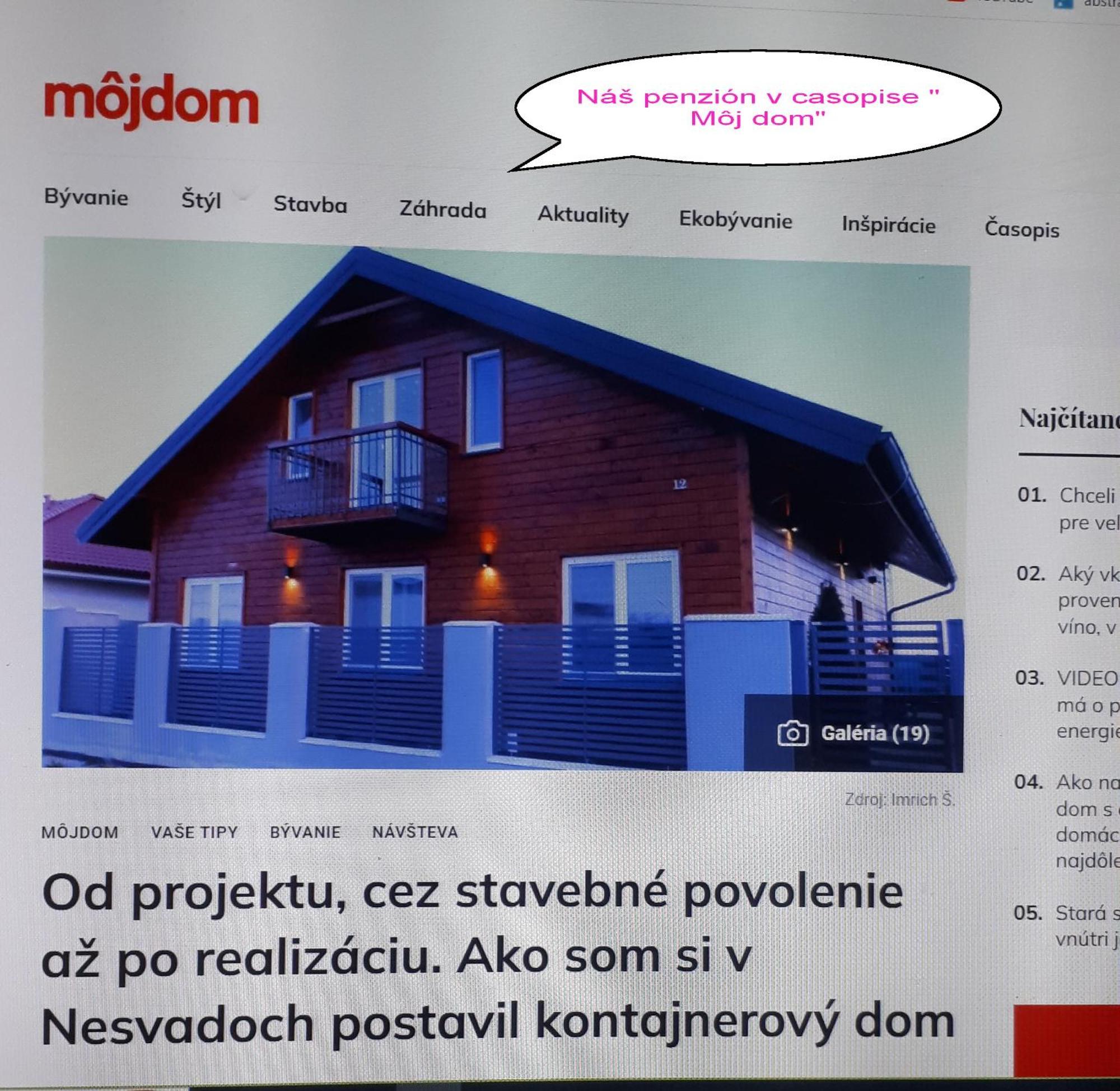 Penzion Florens, Nesvady Exterior photo